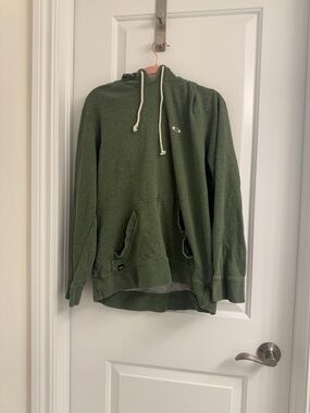 Men’s Oakley Green Hooded Pullover Sweatshirt